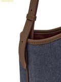  Túi Đeo chéo MLB New York Yankees denim color-block bucket bag 3ABMMV75N-50INS Indigo 