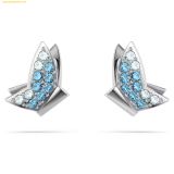  Bông Tai, Khuyên Tai Swarovski Idyllia Lilia stud earrings Butterfly, Blue, Rhodium plated 5662183 