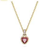  Dây Chuyền, Vòng Cổ Swarovski Chroma pendant Heart, Red, Gold-tone plated 5648750 