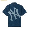  Áo Sơ Mi MLB men and women couple denim shirt fashion casual big logo jacket 3ADRB0743-50INS 