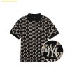 Áo Polo MLB Women's Classic Monogram Allover Pattern Carat NY (Black) 3FPQM0233-50BKS