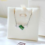  Dây Chuyền Swarovski Mesmera pendant Mixed cuts, Green, Rhodium plated 5668278 