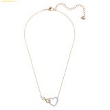  Dây Chuyền, Vòng Cổ Swarovski Hyperbola necklace Infinity and heart - 5518865 