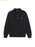  Áo Sweat MLB Basic Small Logo Fleece Half-zip Up Man-to-Man NY (Black) 3AMTB0546-50BKS 