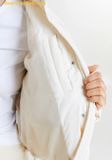  Áo Khoác Phao WHOAU (SAPO) Pastel Puffer SPJPE4TG01 Trắng Kem 