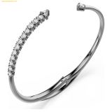  Vòng Tay, Lắc Tay Swarovski Sublima bangle White, Ruthenium plated S 5723170 