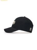  Mũ Lưỡi Trai MLB Varsity Cursive Buckle Logo Unstructured Ball Cap NY (Black) 3ACPVF04N-50BKS Đen 