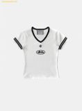  Áo Bad Blood 91 V-Neck Jersey T-Shirt - White w-tee25-108 
