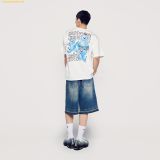  Áo Phông ADLV Crayon Three Bear Artwork Short Sleeve T-Shirt Trắng 