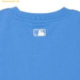  Áo Crop MLB Women's Varsity Sports Semi-Crop Short Sleeve T-shirt LA (Ptn.Blue) 3FTSV0443-07BLP 