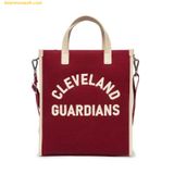  Túi Tote MLB Basic Varsity Tote Bag Cleveland Guardians D.Wine 7ACRBV13N-45WID Đỏ 