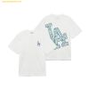 Áo Phông MLB Paisley Clipping Logo Short Sleeve T-Shirt LA (White) 3ATSI0333-07WHS