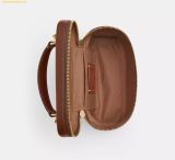  Túi Đeo Chéo Coach Rainer Crossbody Bag 18 In Signature Canvas Brown CEO23 