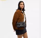  Túi Đeo Chéo Coach Tabby Shoulder Bag 26 With Pillow Quilting Black CP150 