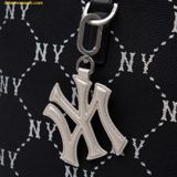  Túi MLB Korea Diamond Monogram Jacquard Tote Bag New York Yankees Black 3AORL014N-50BKS 