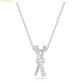  Dây Chuyền Swarovski Hyperbola pendant Mixed cuts, Twist, White, Rhodium plated 5689723 