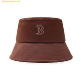  Mũ Bucket MLB Bucket Hat Monogram Series Boston Red Sox 3AHTM103N-43BRD Nâu 