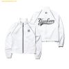  Áo Khoác Gió MLB Women's Sportive Varsity Crop Windbreaker NY 3FWJV0243-50IVS - Trắng 