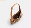  Túi Đeo Vai Coach Belted Ergo Shoulder Bag 26 In Signature Jacquard - Khaki Light Peach 
