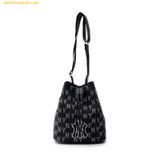  Túi Đeo Chéo MLB Classic Monogram Bucket Bag - New York Yankees Black 