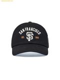  Mũ Lưỡi Trai MLB Cooperstown Patch Unstructured Ball Cap San Francisco Giants 3ACPB105N-14BKS Đen 