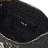  Túi Đeo Vai MLB Monogram Denim Hobo Bag New York Yankees - Đen 3ABQS224N-50NYD 