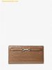  Ví Dài Michael Kors Carson Large Patent Crocodile Embossed Wallet Driftwood 35F5S2ZE3A 