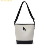  Túi Đeo Vai MLB Jacquard Varsity LA Dodgers 3ABMS024N-07CRM Màu Trắng Xám 