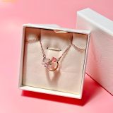  Dây Chuyền, Vòng Cổ Swarovski Connexus pendant Mixed cuts, Heart, White, Mixed metal finish 5690036 