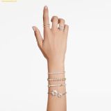  Vòng Tay, Lắc Tay Swarovski Matrix Tennis bracelet Mixed cuts, Yellow, Rhodium plated 5666425 