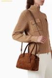  Túi Đeo Vai Coach Empire 21 Carryall Bag in Suede Brown 