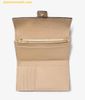  Ví Gập Michael Kors Nolita Medium Pebbled Leather Tri-Fold Wallet Camel 32F4GY5E8L 