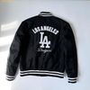  Áo Khoác Bomber New Era MLB Varsity Jacket – Los Angeles Dodgers Đen 