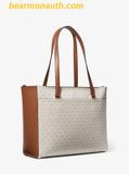  Túi Tote Michael Kors MK Maisie Large Logo 3-in-1 Tote Bag 35T1G5MT7B Trắng Logo 