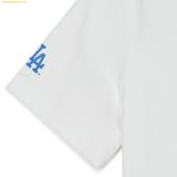  Áo Crop MLB Women's Varsity Crop Slim T-Shirts, Los Angeles Dodgers 3FTSV1843-07WHS White 