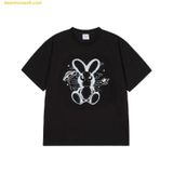  Áo Phông ADLV Solo Rabbit Alien Short Sleeve T-Shirt Đen 