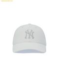  Mũ Lưỡi Trai MLB Basic Sportive Structure Ball Cap New York Yankees White 3ACPB336N-50WHS 