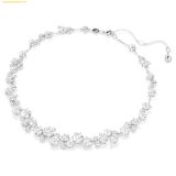  Bộ Dây Chuyền, Lắc , Bông Tai Swarovski Constella set Mixed cuts, White, Rhodium plated 5738285 