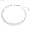  Bộ Dây Chuyền, Lắc , Bông Tai Swarovski Constella set Mixed cuts, White, Rhodium plated 5738285 