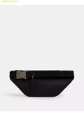  Túi Đeo Hông COACH Racer Small Belt Bag In Signature Canvas CBF77 Charcoal Black 
