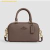  Túi Đeo Chéo Coach CT776 Small Satchel Smooth Leather Dark Stone 
