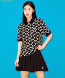  Áo Polo MLB Women's Classic Monogram Allover Pattern Carat NY (Black) 3FPQM0233-50BKS 