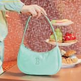  Túi Đeo Vai MLB Nylon Hobo Boston Red Sox 3ABQS032N-43KAL - Xanh Mint 