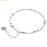  Lắc Tay Swarovski Remix Collection strand Round cut, White, Rhodium plated 5663545 