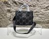 Túi Vuông Đeo Chéo MLB Monogram New York Yankees 7ACRMDG5N-50BKS - Đen