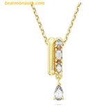  Dây Chuyền - Vòng Cổ SWAROVSKI Dextera Pendant Mixed Cuts, White, Gold-Tone Plated 5663333 