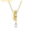 Dây Chuyền - Vòng Cổ SWAROVSKI Dextera Pendant Mixed Cuts, White, Gold-Tone Plated 5663333