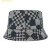  Mũ Bucket MLB Checkerboard Denim-Like Bucket Hat B (Black) 3AHTCC12N-43BKS 