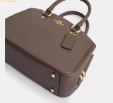  Túi Xách Coach Savannah Small Carryall Bag CAL54 Dark Stone 