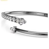  Vòng Tay , Lắc Tay Swarovski Sublima bangle White, Ruthenium plated 5723172 